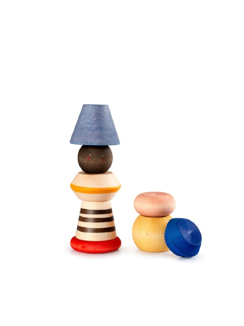 Grapat Serendipity Wooden Stacking Toy Set